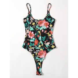 Floral nt Cami Bodysuit