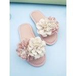 Flower Decor Novelty Slippers