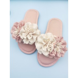 Flower Decor Novelty Slippers