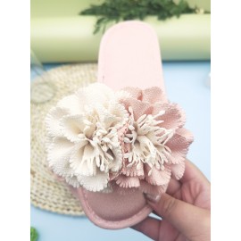 Flower Decor Novelty Slippers