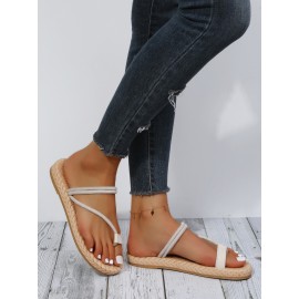 Thin Strap Thong Sandals