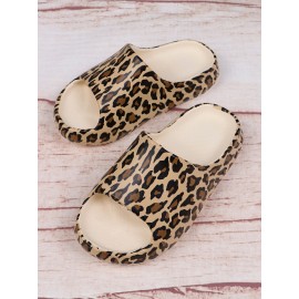 Leopard Pattern Single Band Slides